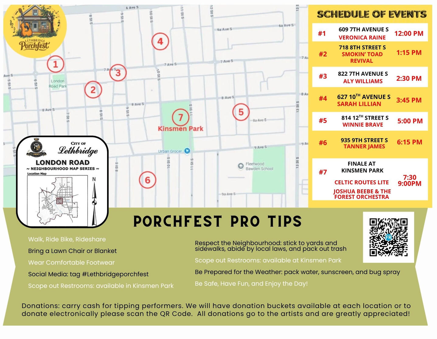 Porchfest Route